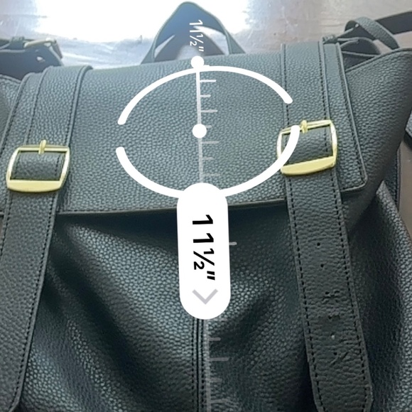 Steve Madden black faux leather backpack - Picture 8 of 8